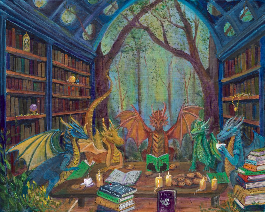 Five Dragon Book Club 20x16 lores