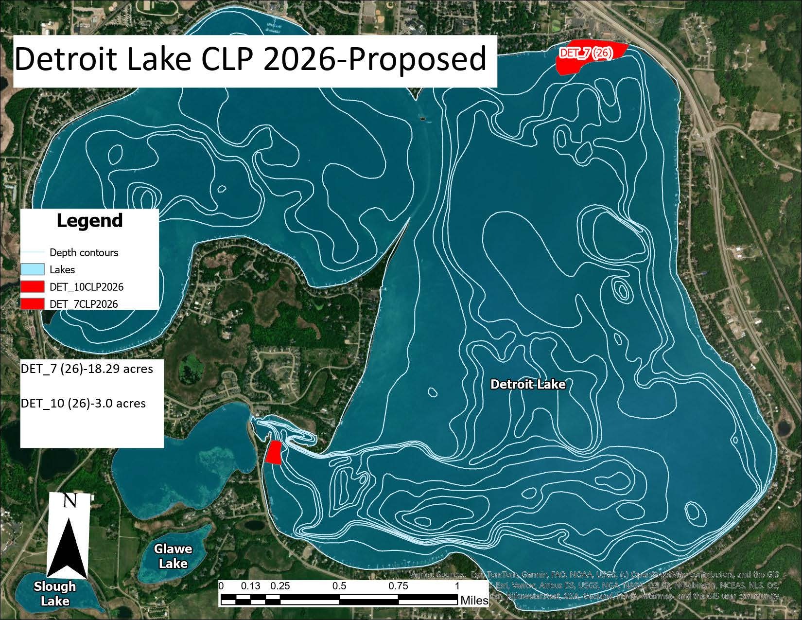 Updated DL Curly Leaf Spraying Map