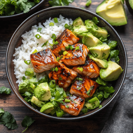 Honey Lime Salmon Bowl