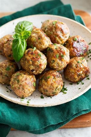 Baked Turkey Meatballs