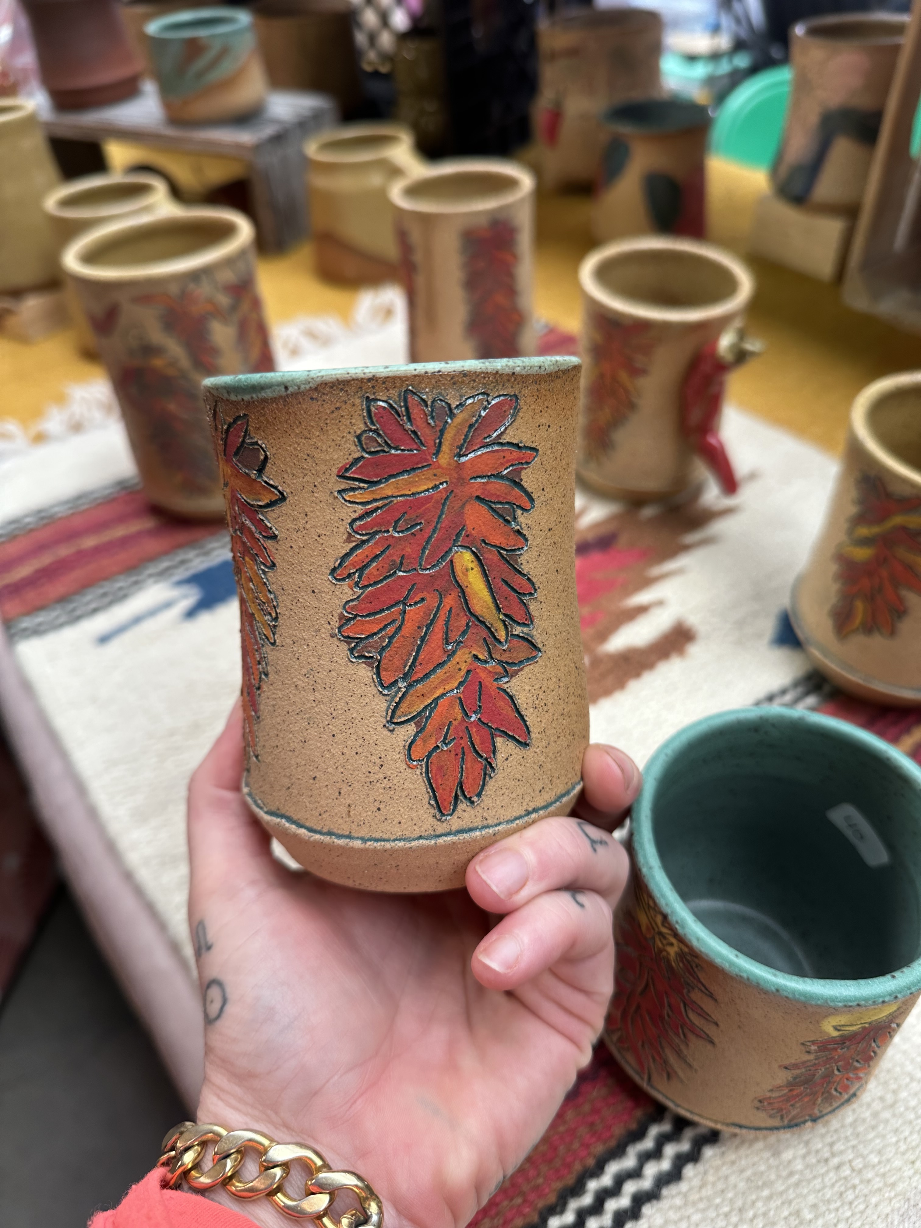 Ceramic drinking glasses