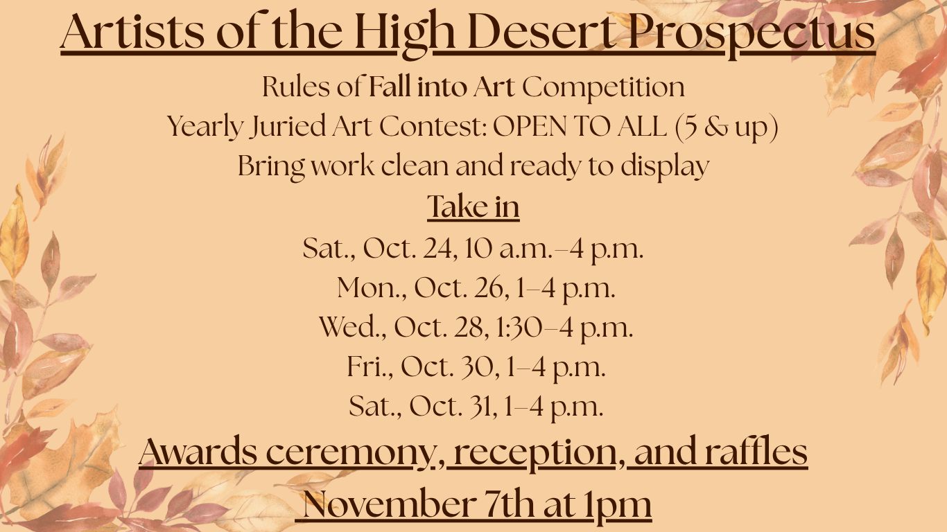 Fall into art prospectus 1