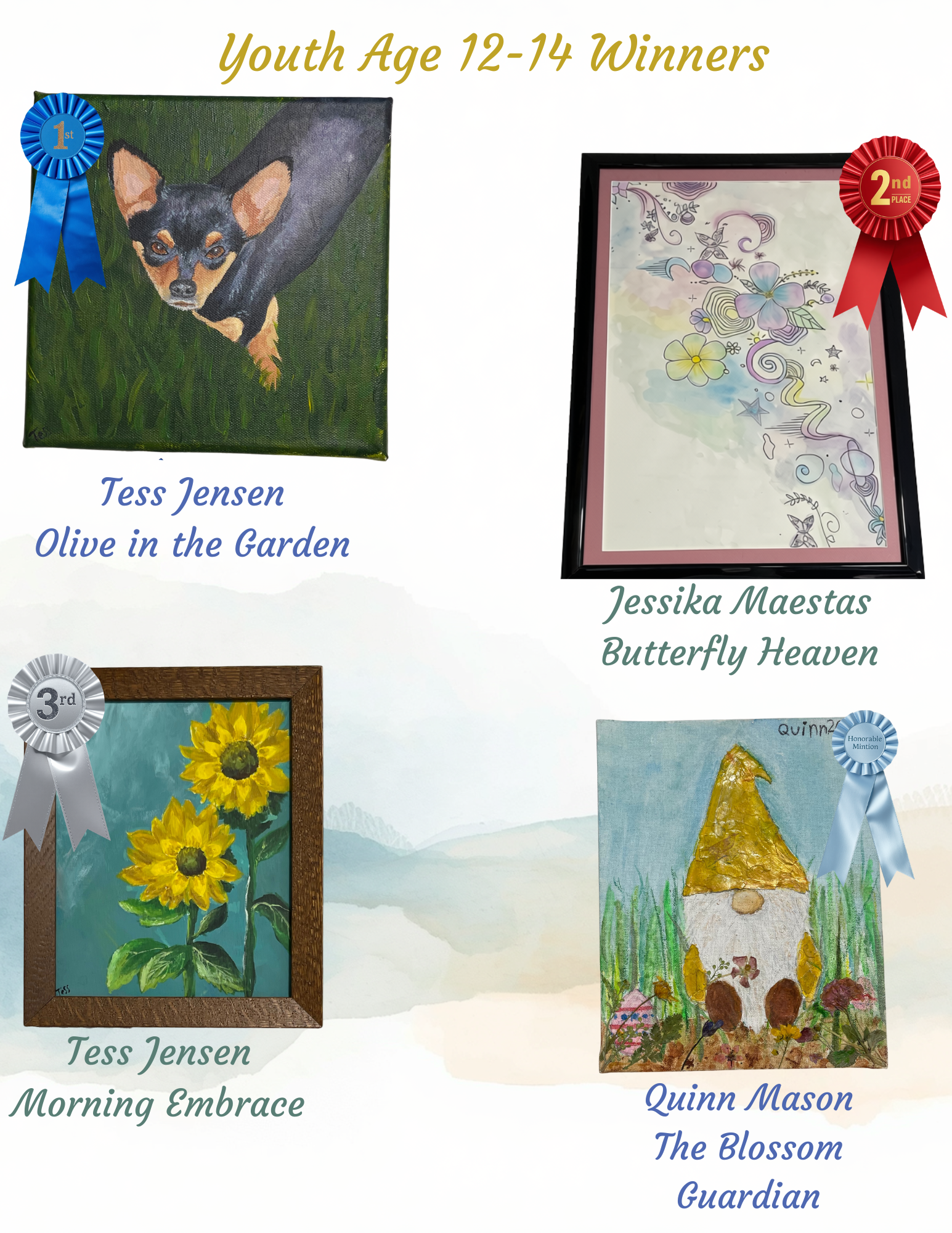Spring Age 12-14 Winners