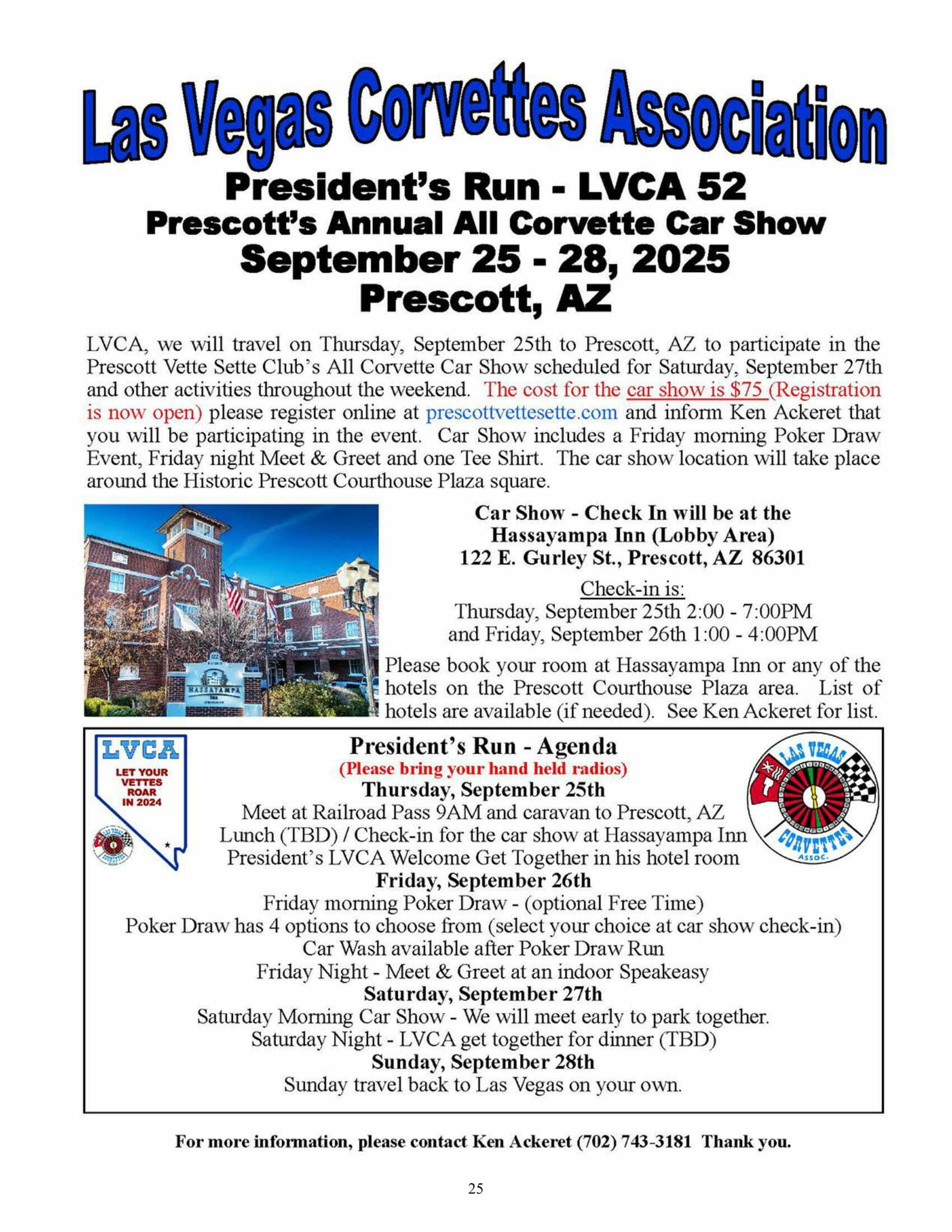2025 pres run