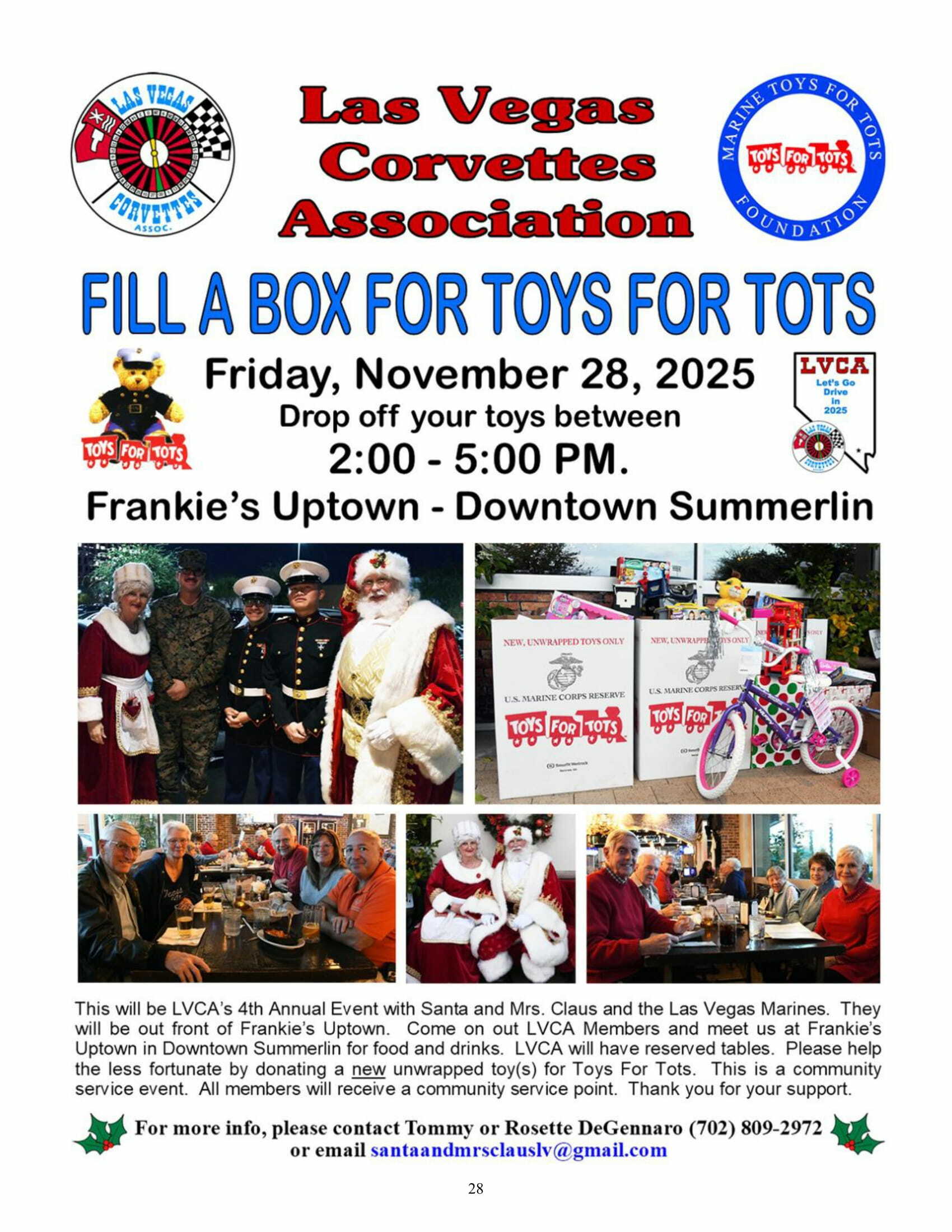 2025 TOYS FOR TOTS