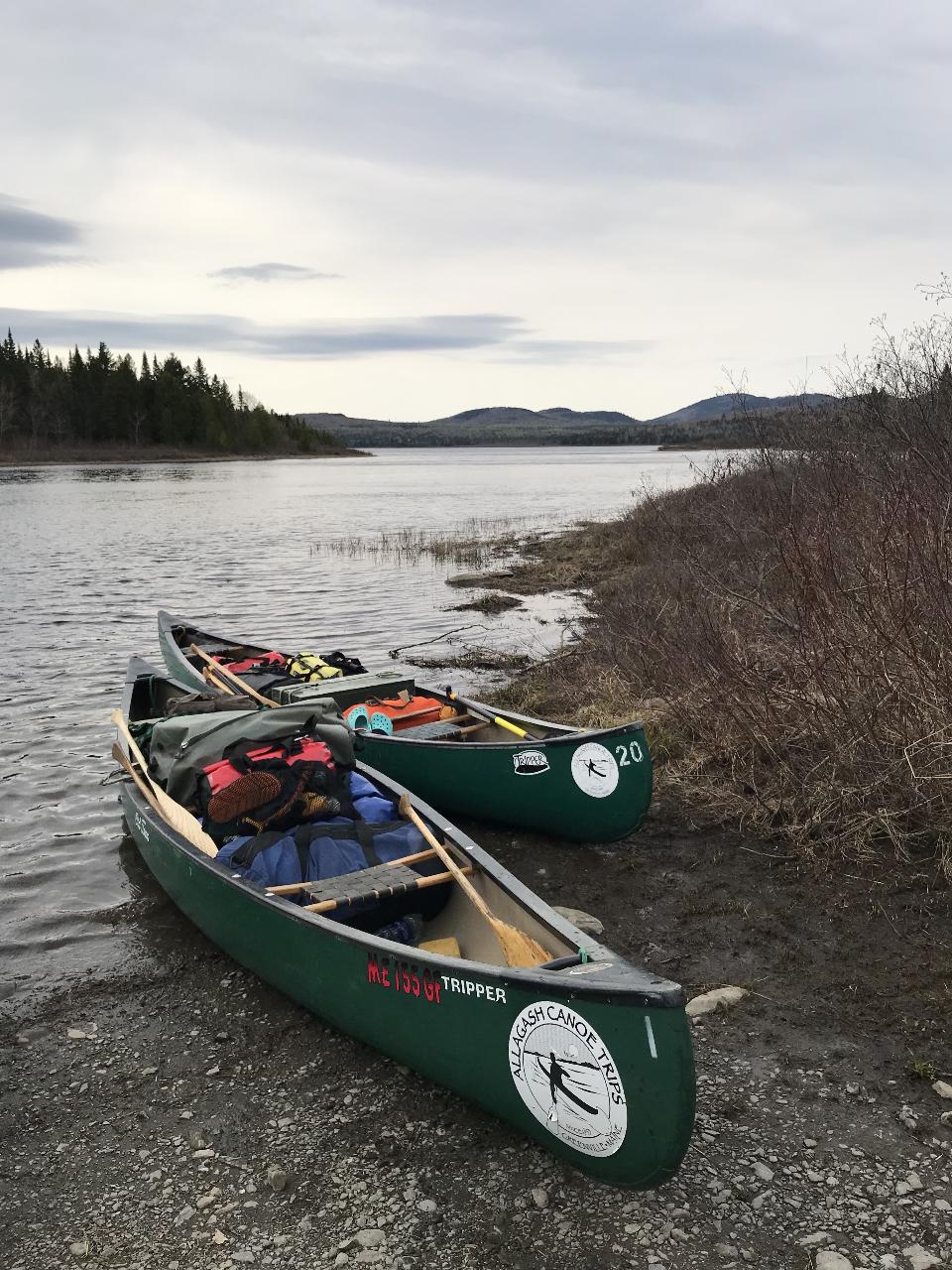 Allagash 2023 - Canoes at the Ready