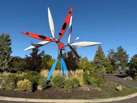 Deschutes River sculpture