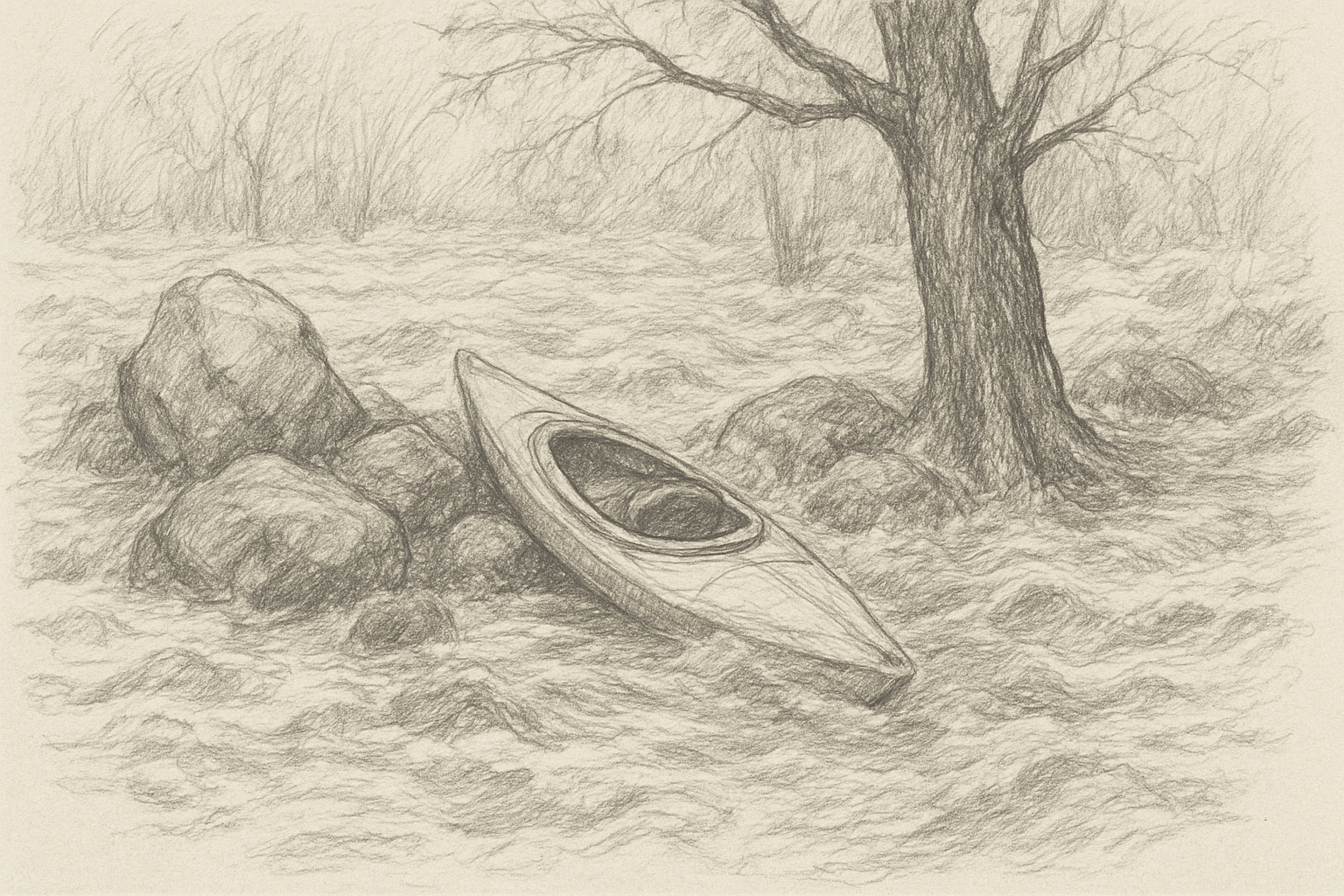 Flooded Creek (Sketch)