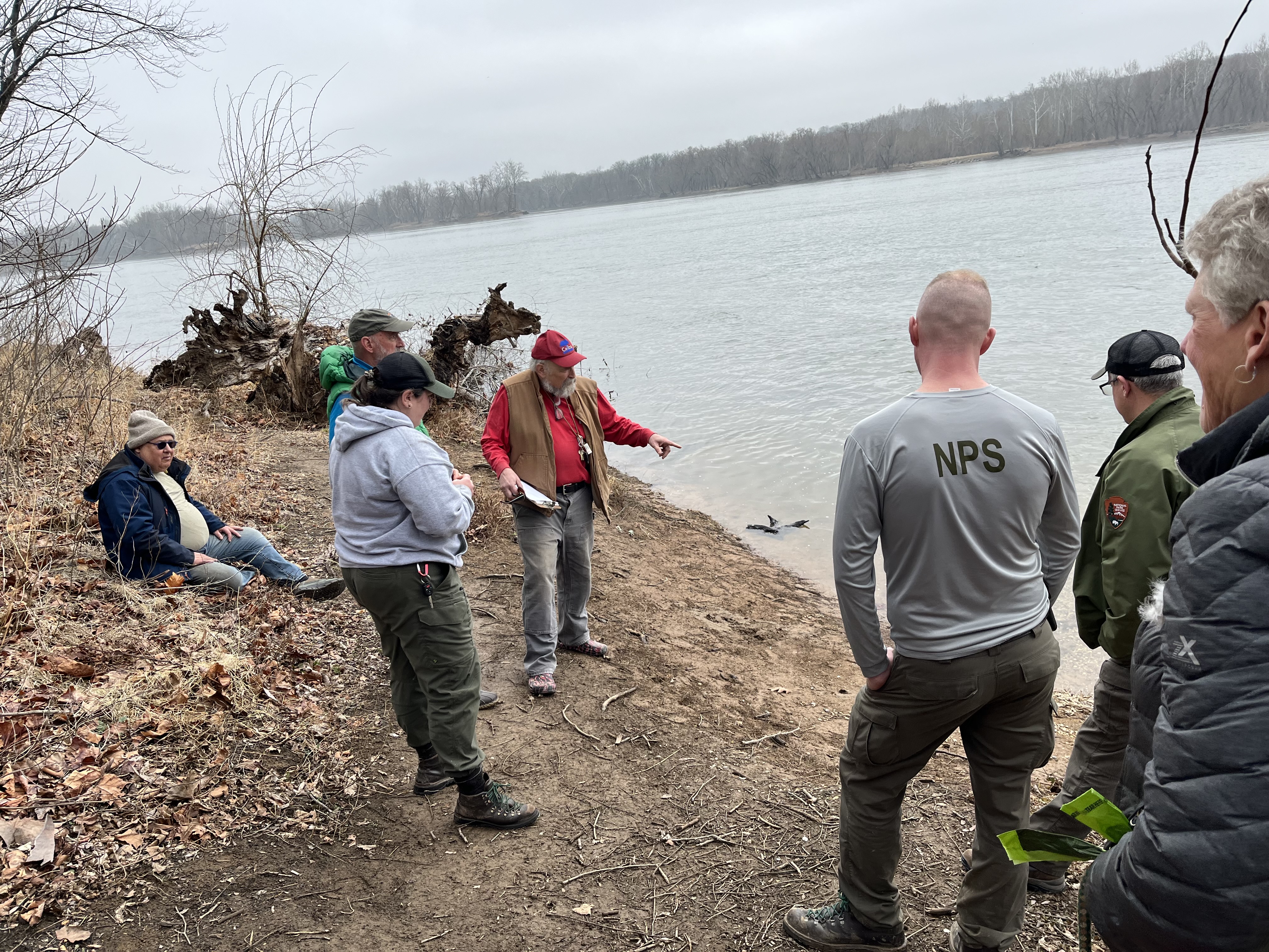 Blockhouse Point steps meeting