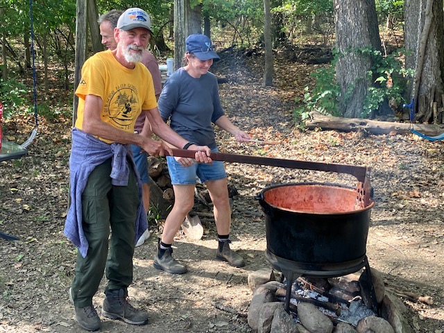 Ed Gertler Making Apple Butter