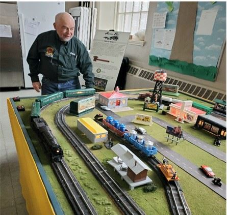 Doug running AF layout.