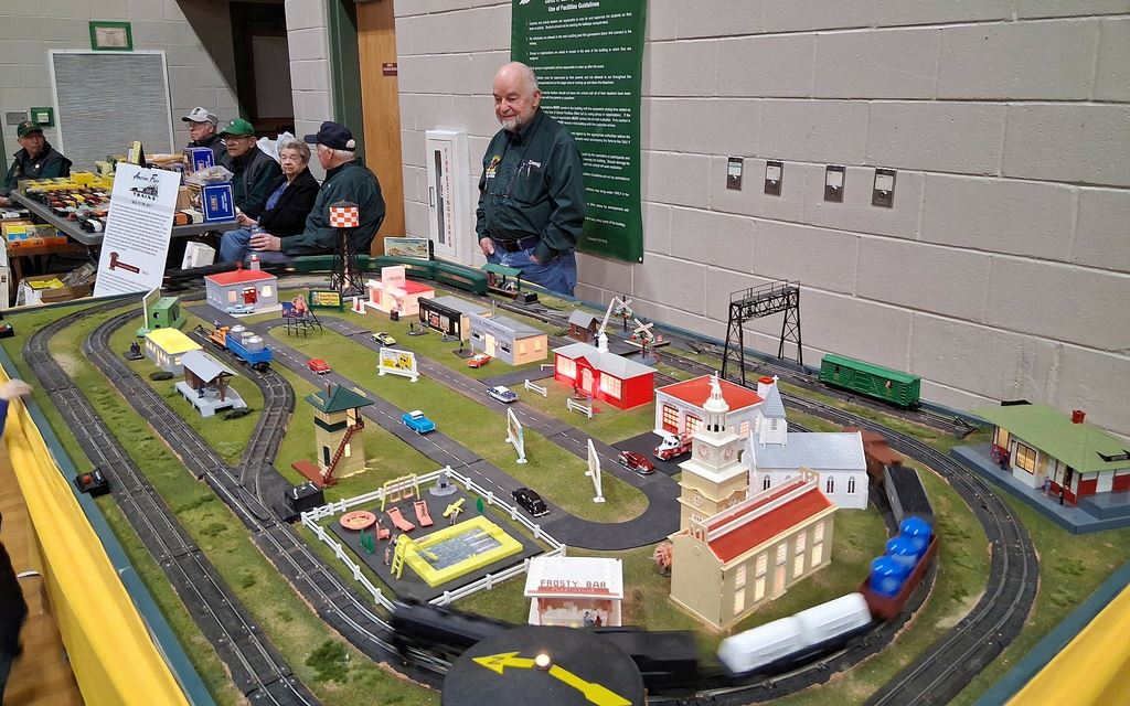 Doug Peck views operating layout