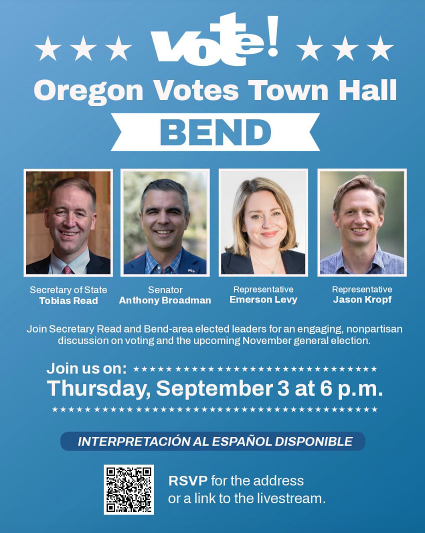Oregon Votes Town Hall Sept 3