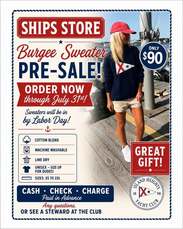 IHYC Womens Knit Burgee Sweater