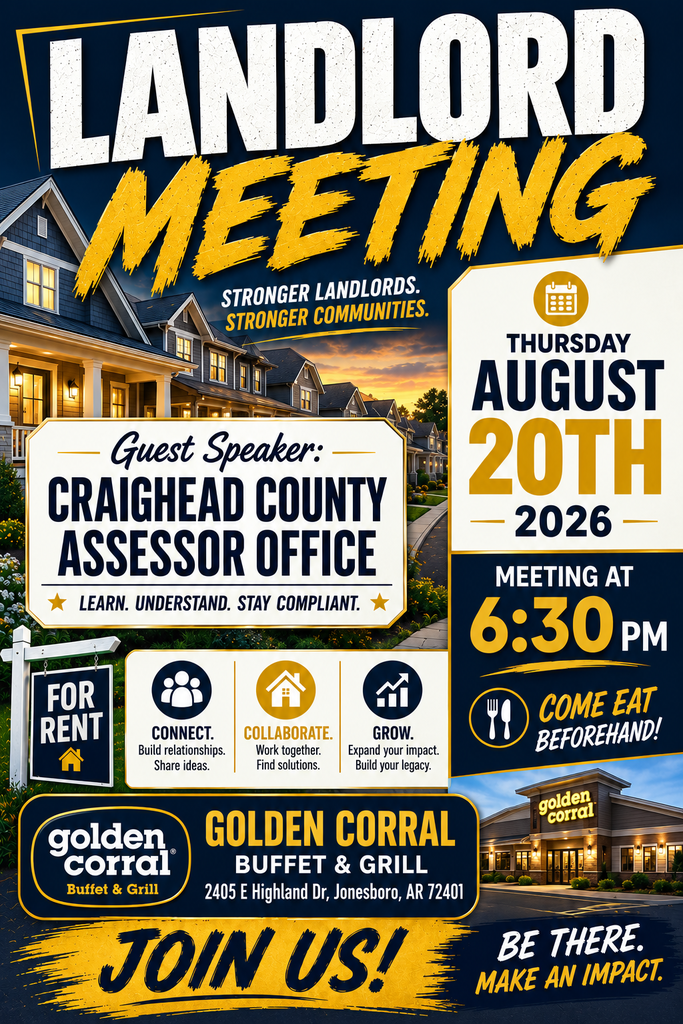 Northeast Arkansas meeting Aug 20, 2026