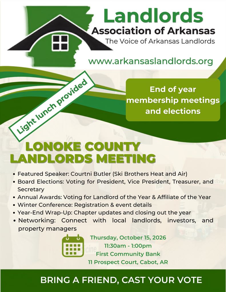 Lonoke County Oct 2026 meeting
