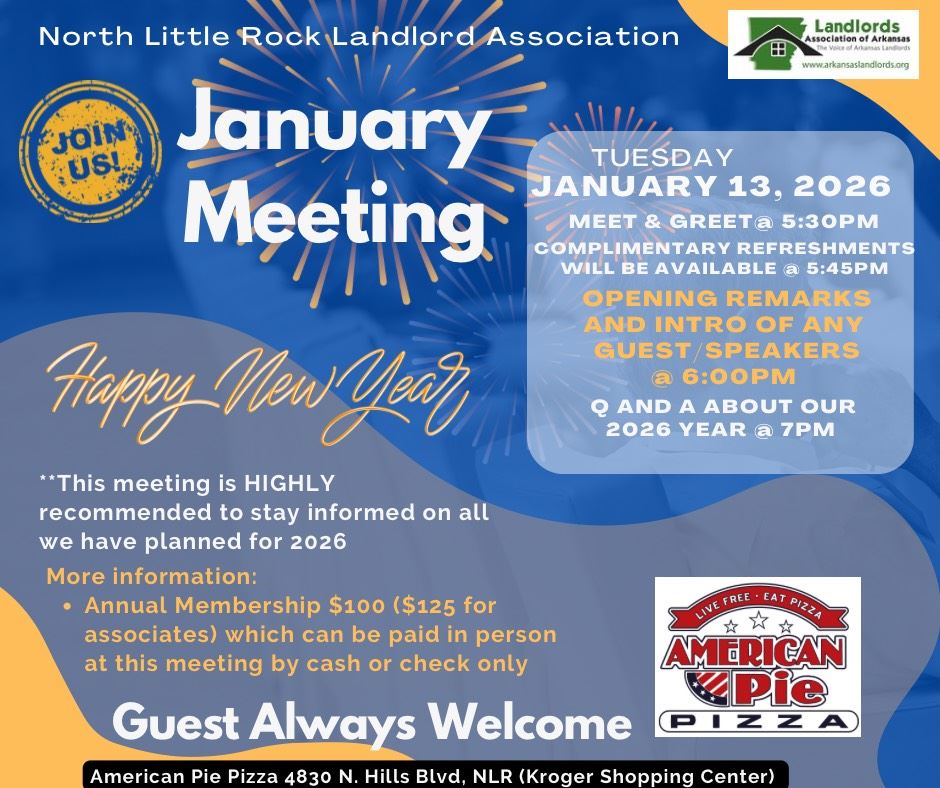 North Little Rock Jan 2026 meeting