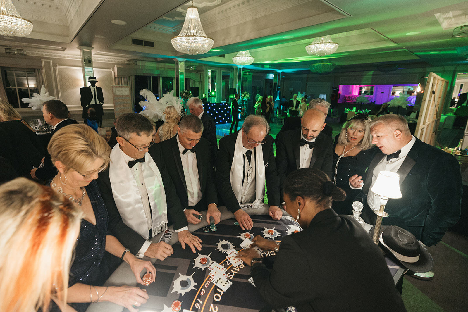 Annual dinner guests at roulette 2025