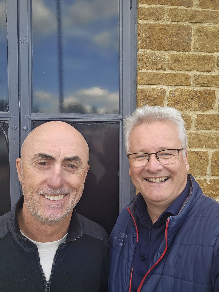 David Brabham with Simon Hawkins (AMOC)
