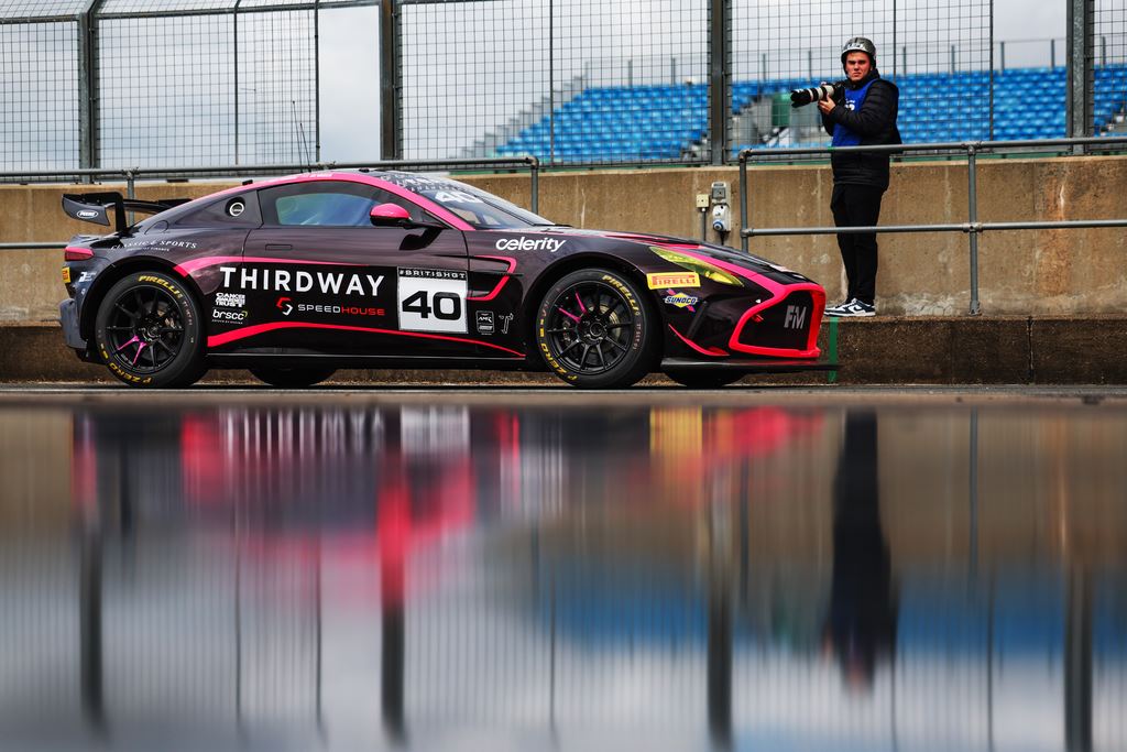 Crimson and pink livery