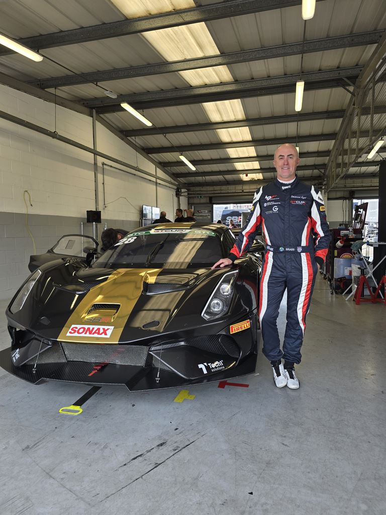 David Brabham with the BT52