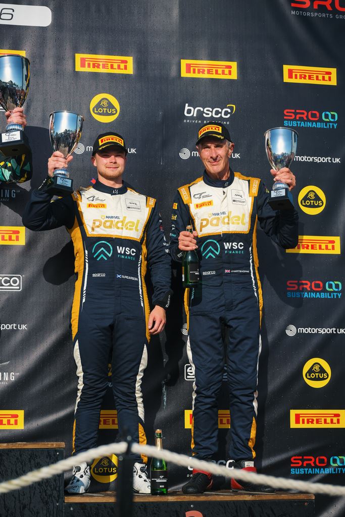 Podium at Oulton Park
