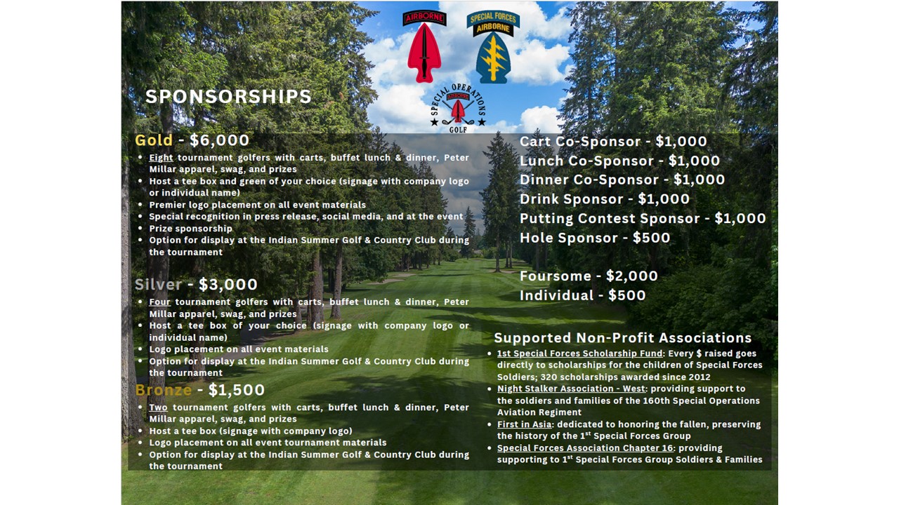 2026 SOF Golf Tournament page 2