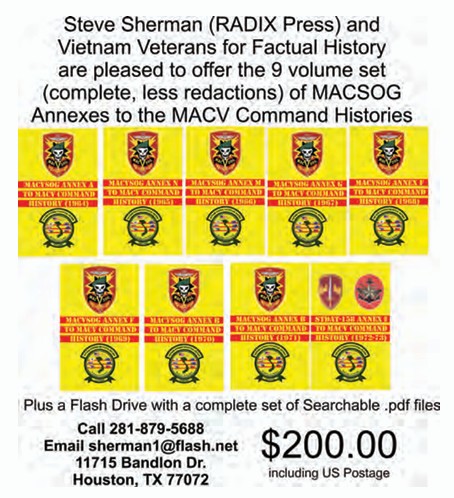 MACVSOG Factual History, 9 Volume Set