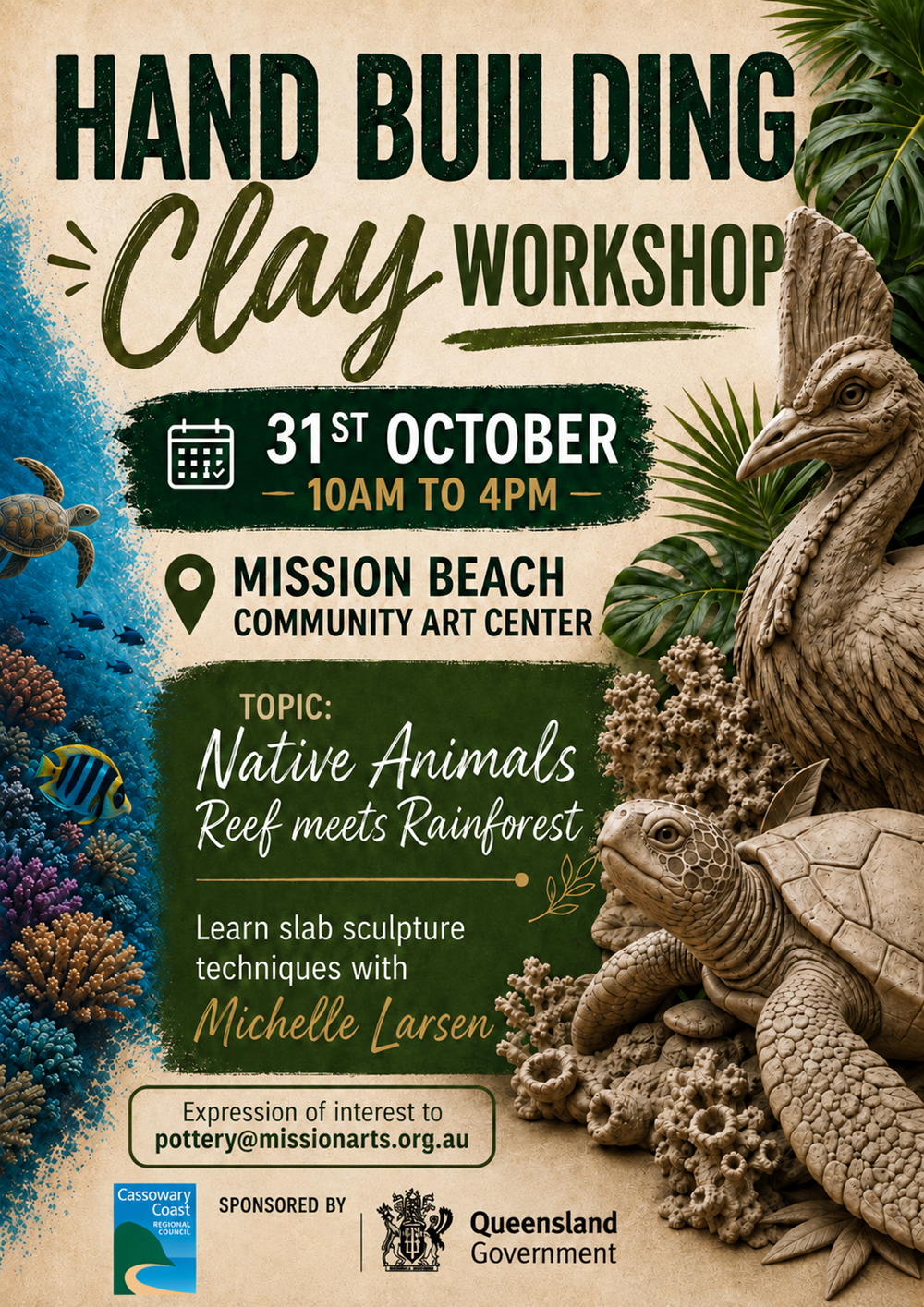 Hand Building Clay Workshop