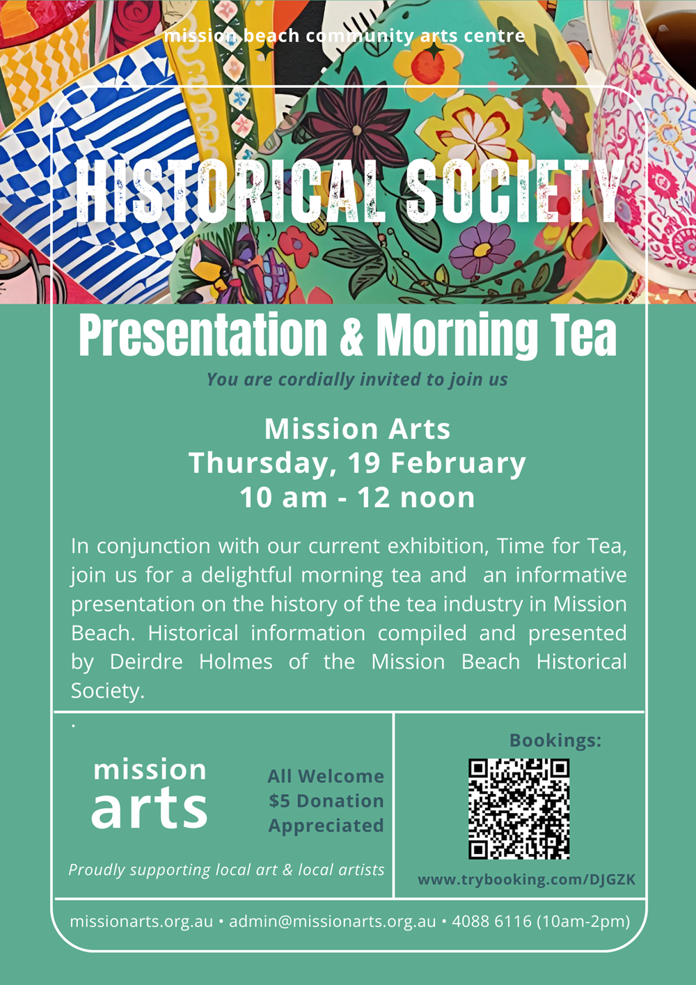 Historical Society Presentation and Morning Tea