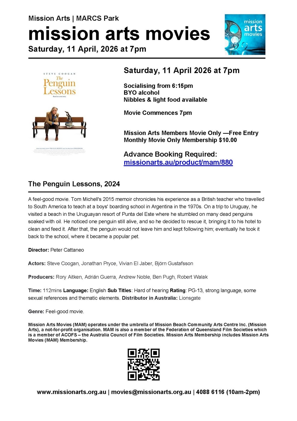 Mission Arts Movies - Penguin Lessons