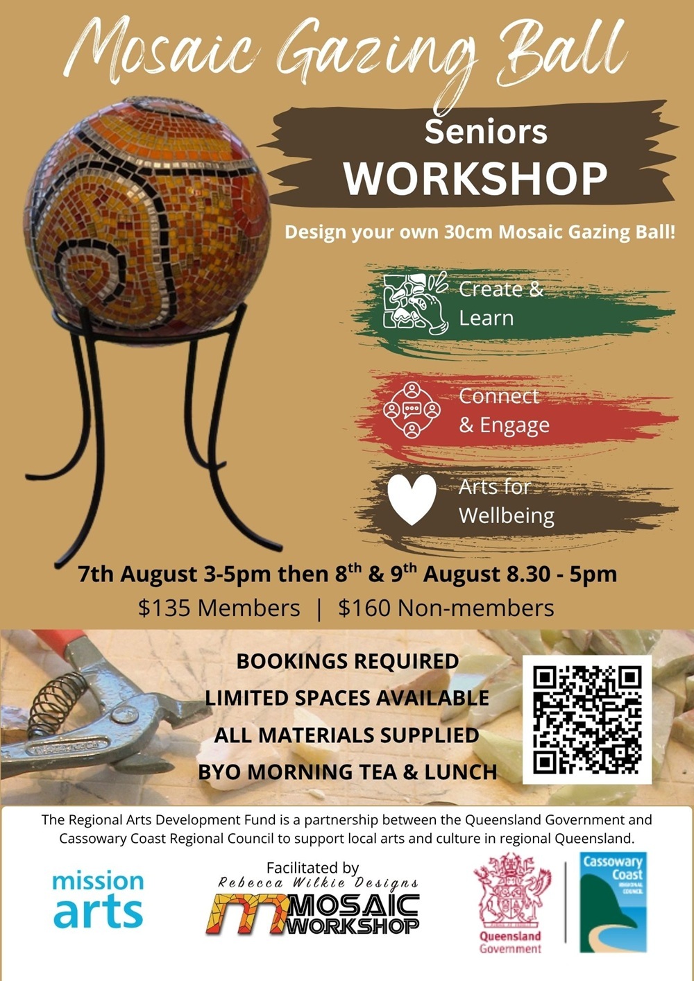 Mosaic Gazing Ball Workshop