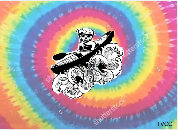 Tie dye t-shirts at Paddle School!