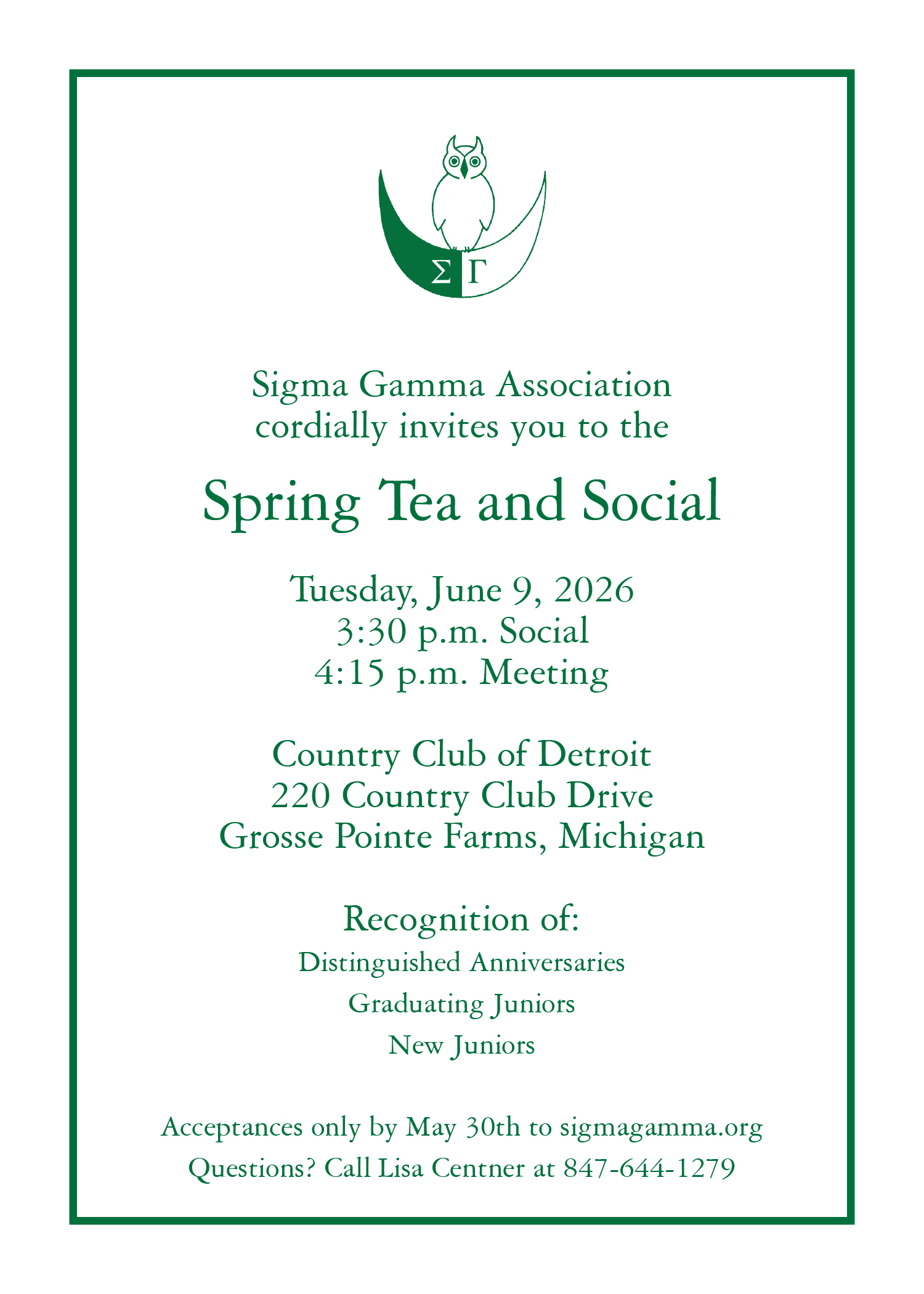 Spring Tea Invite 2026