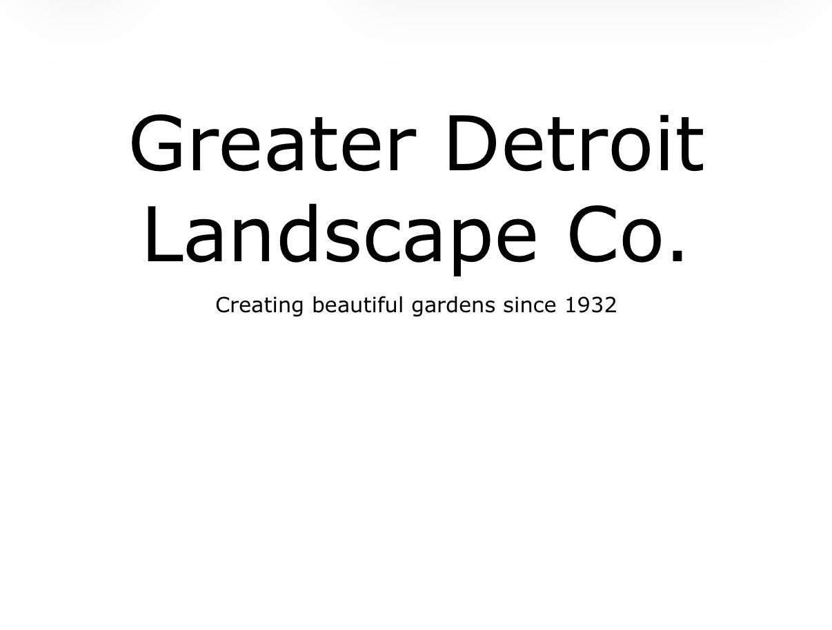 Greater Detroit Landscaping logo