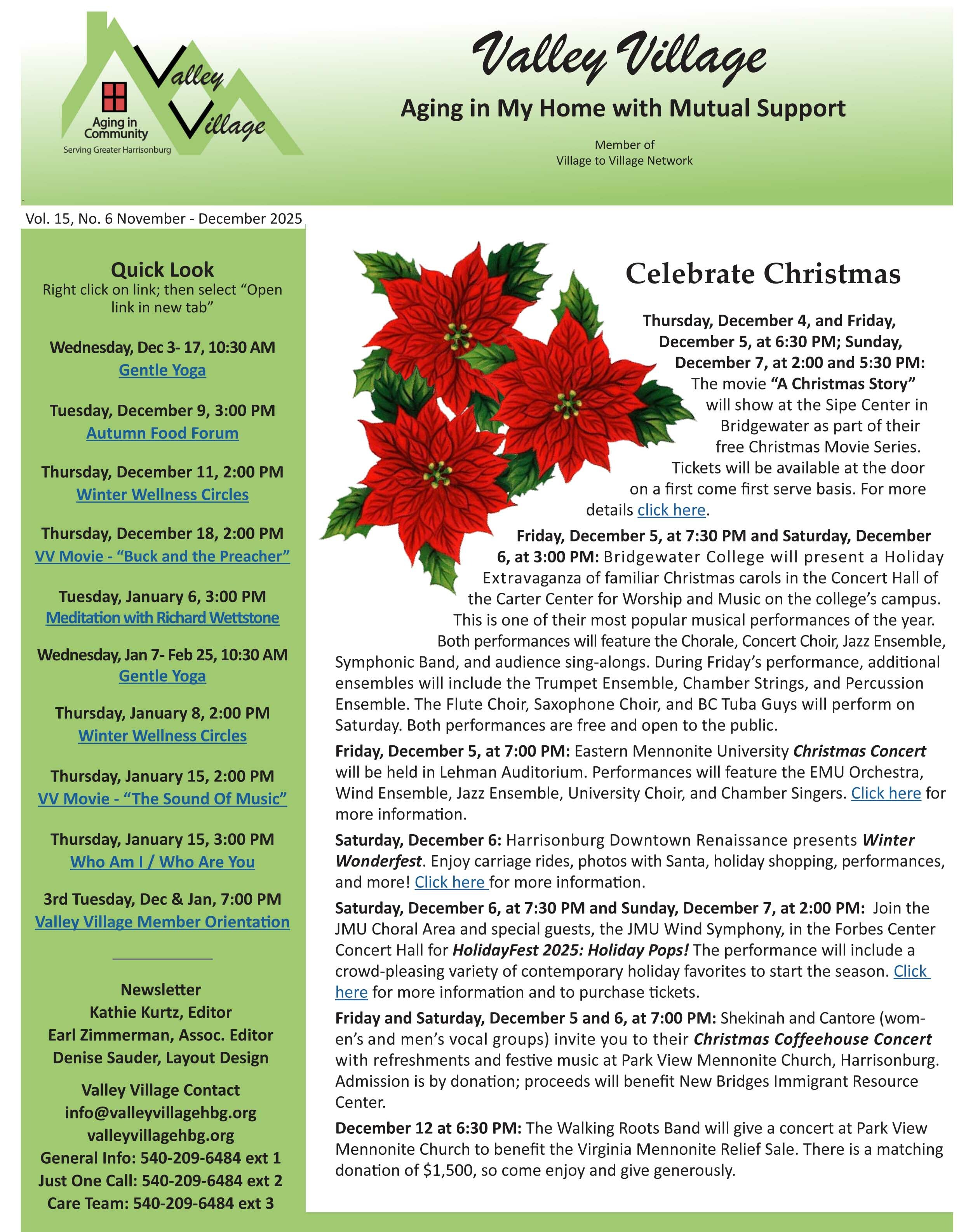 2025 Newsletter November - December