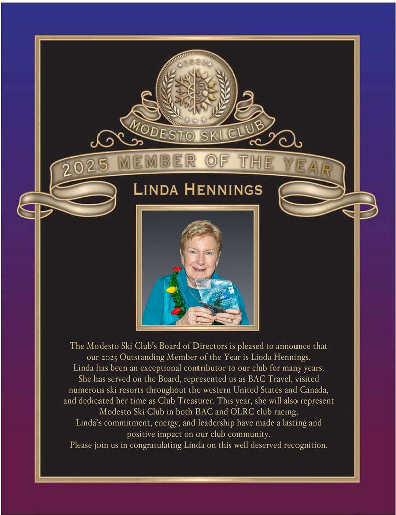 2025 Member of the year