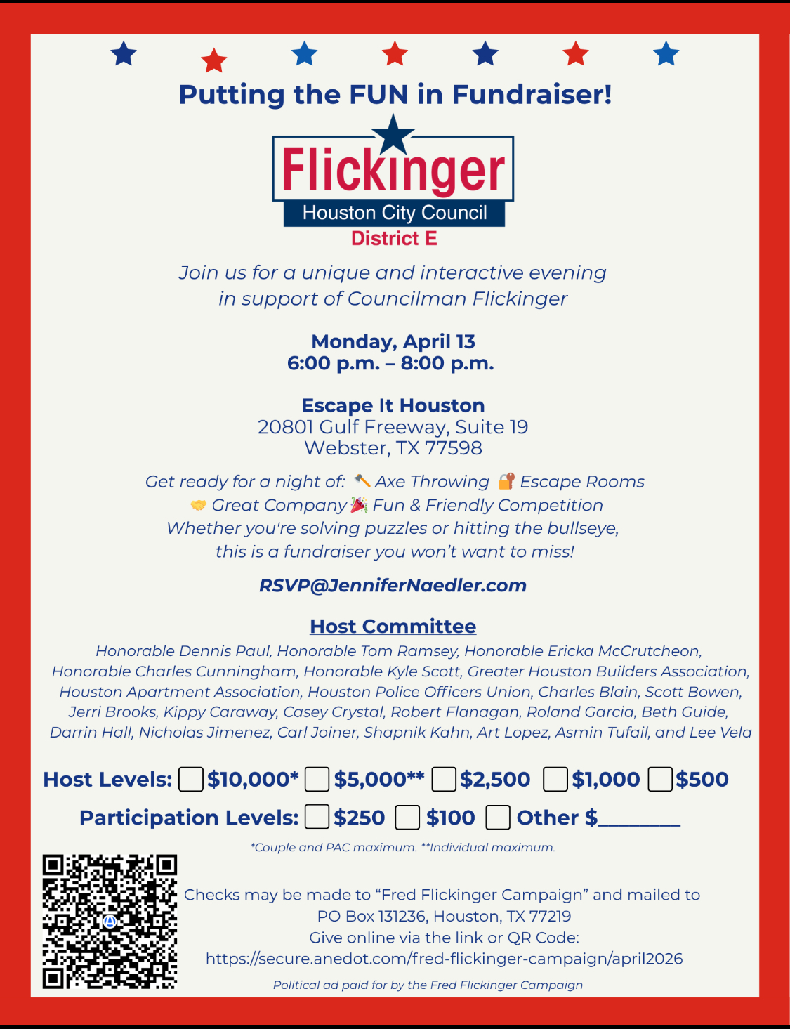 Fred Flickinger Putting the Fun in Fundraising