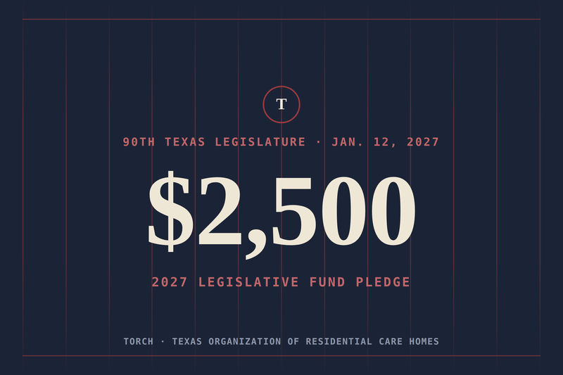 *$2,500 Legislative Fund Donation