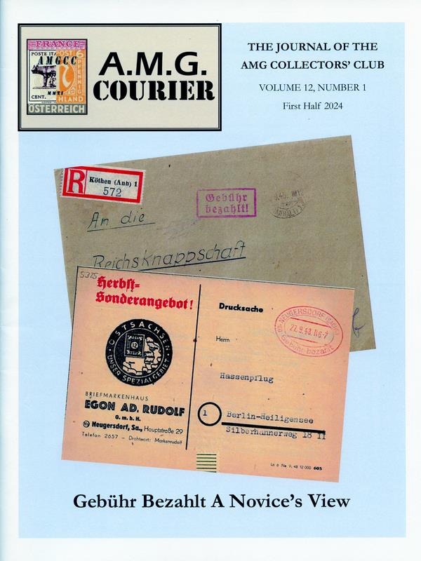 A.M.G. Courier Volume 12, Year Set