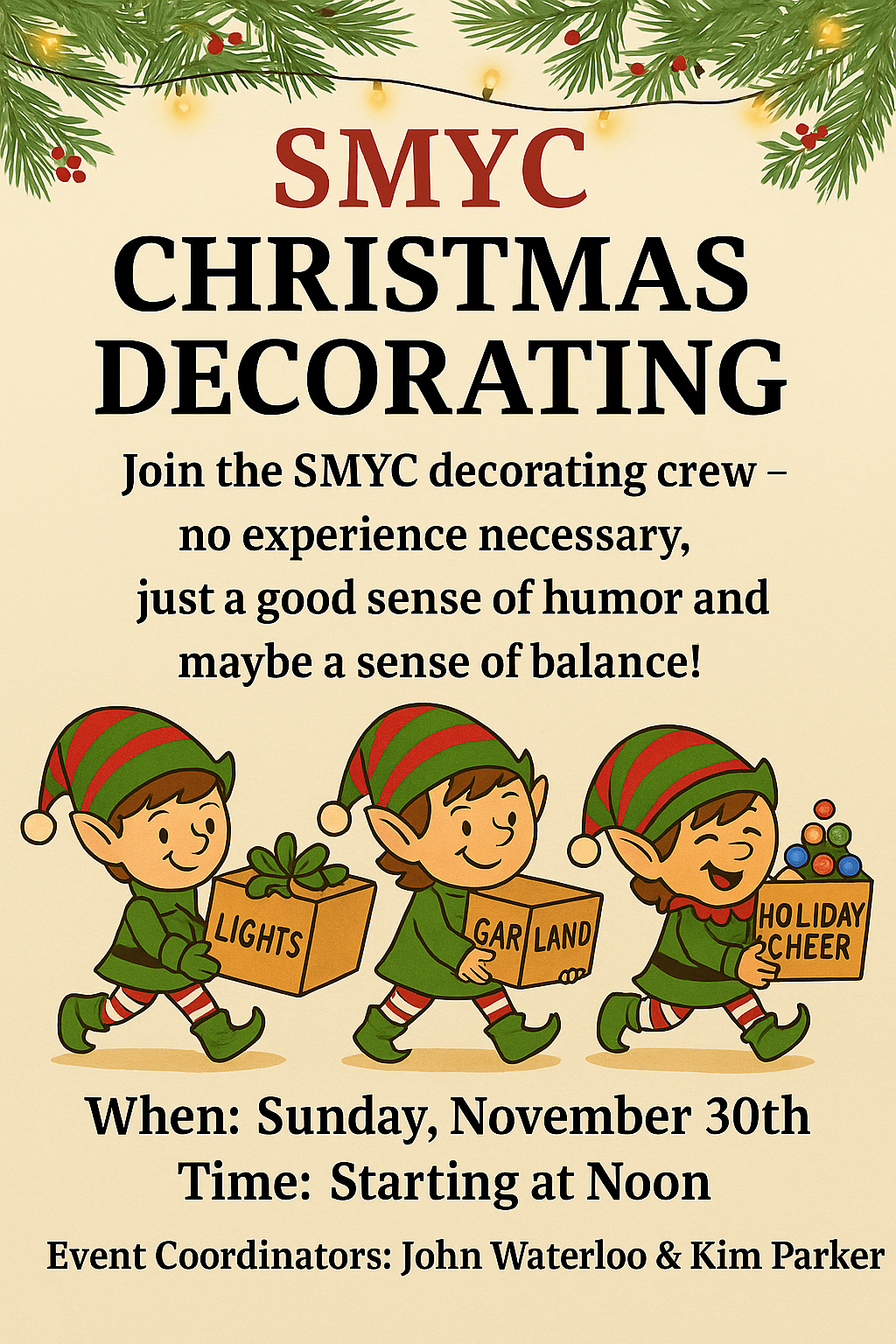 2025 Hall Decorating Activity