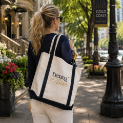 Evening of Astor tote bag