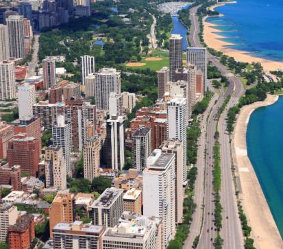 Picture of the Gold Coast on Lake Michigan