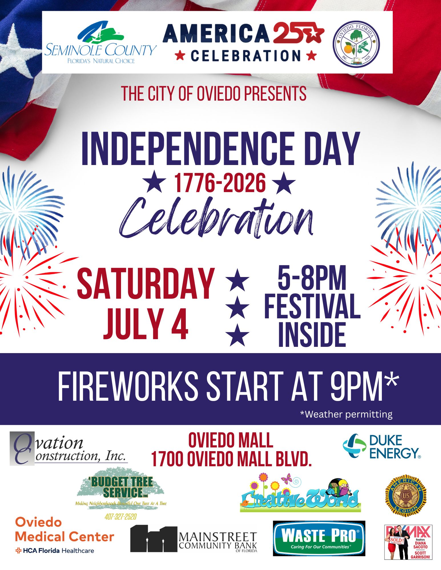 Oviedo July 4 2026