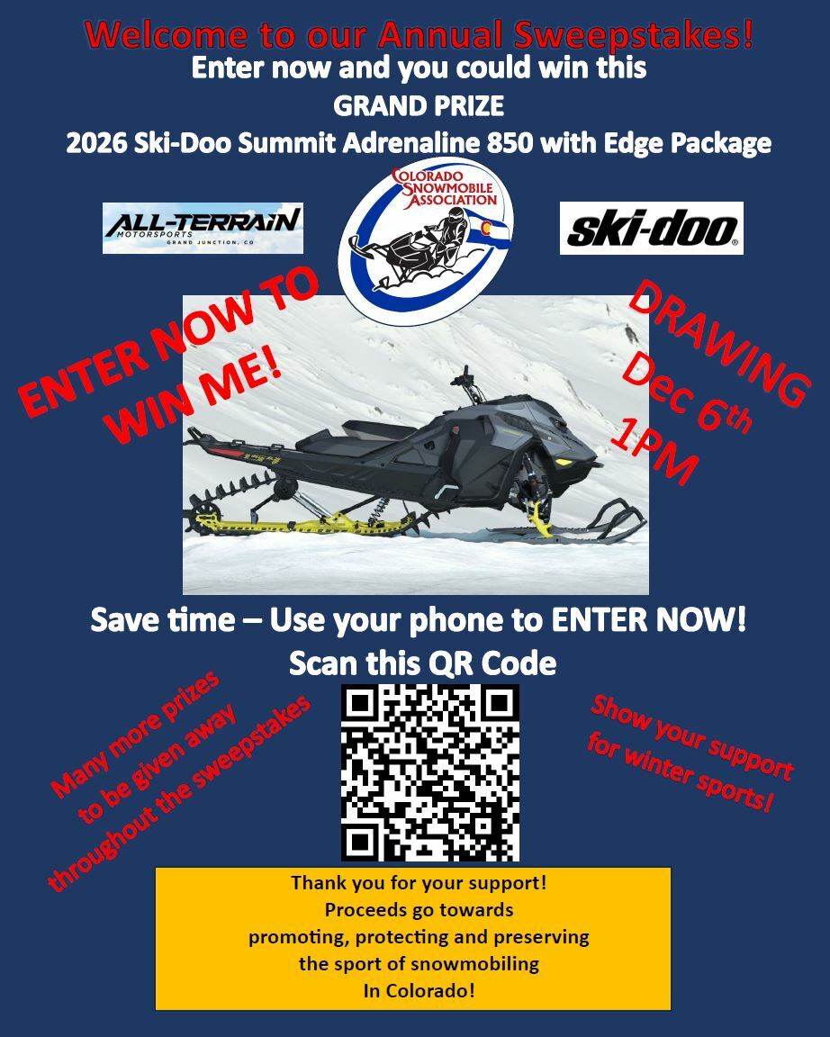 2025 Sweepstakes Poster