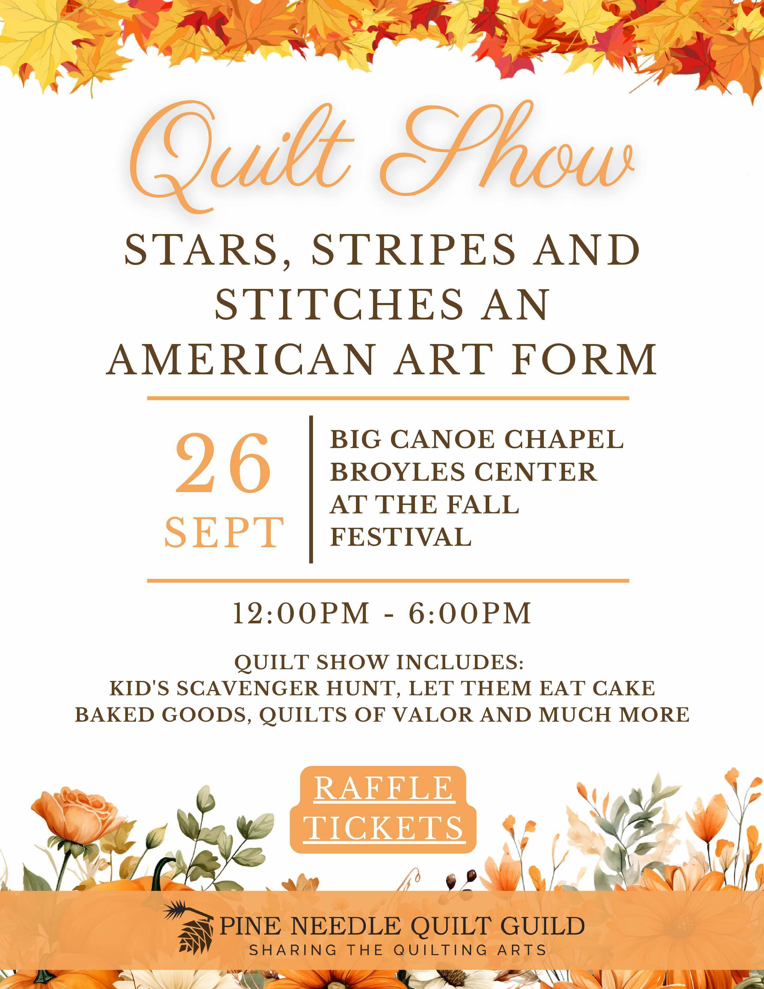 Quilt show 2026 POA poster