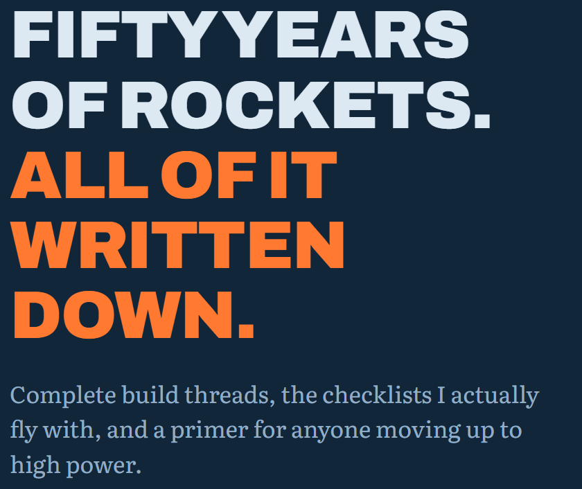 Mountain Man Rockets