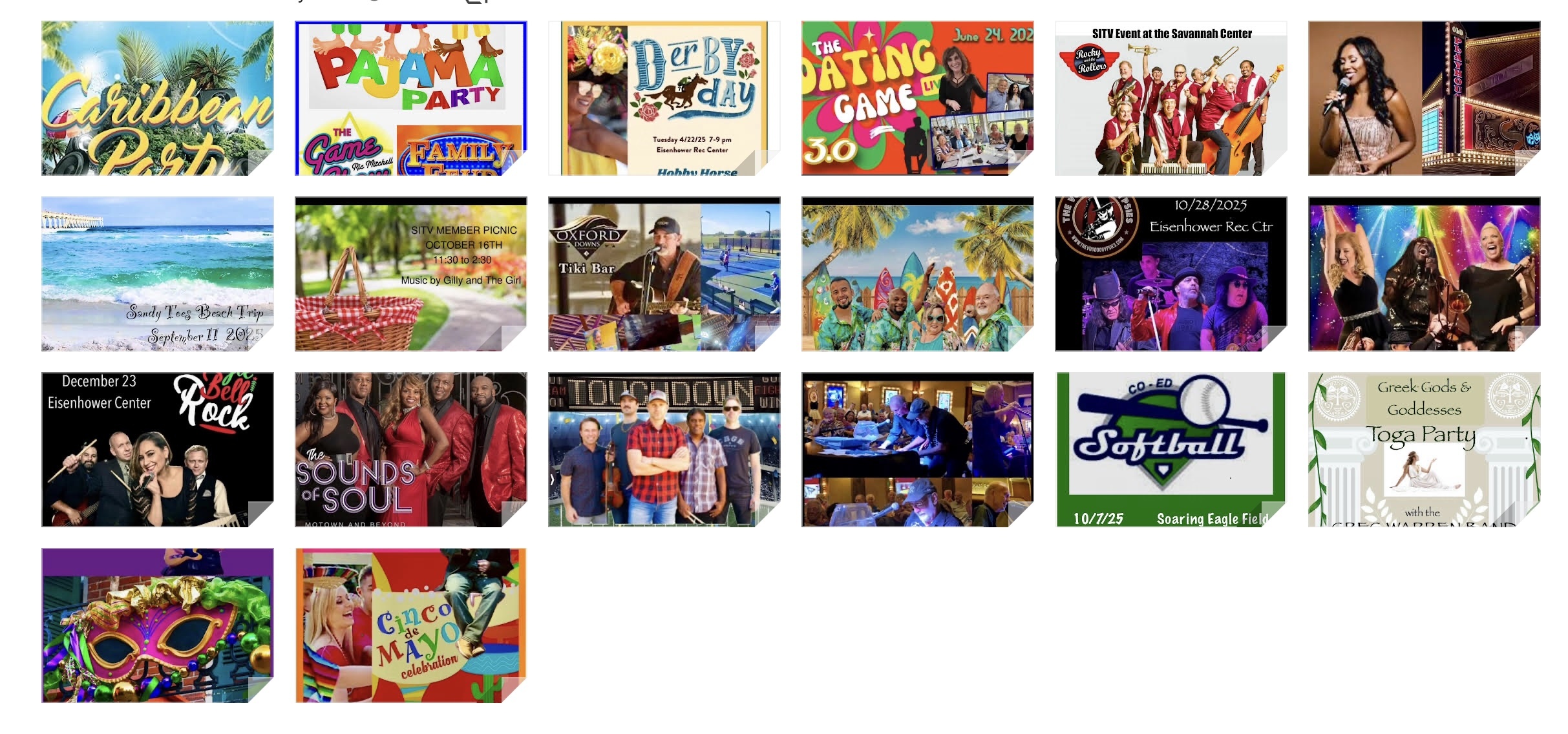 Collection of SITV big event images from 2025 for public homepage