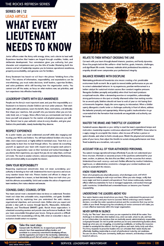08 What Every Lieutenant Needs to Know