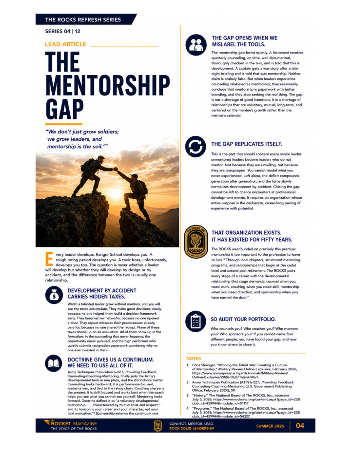 The Mentorship Gap